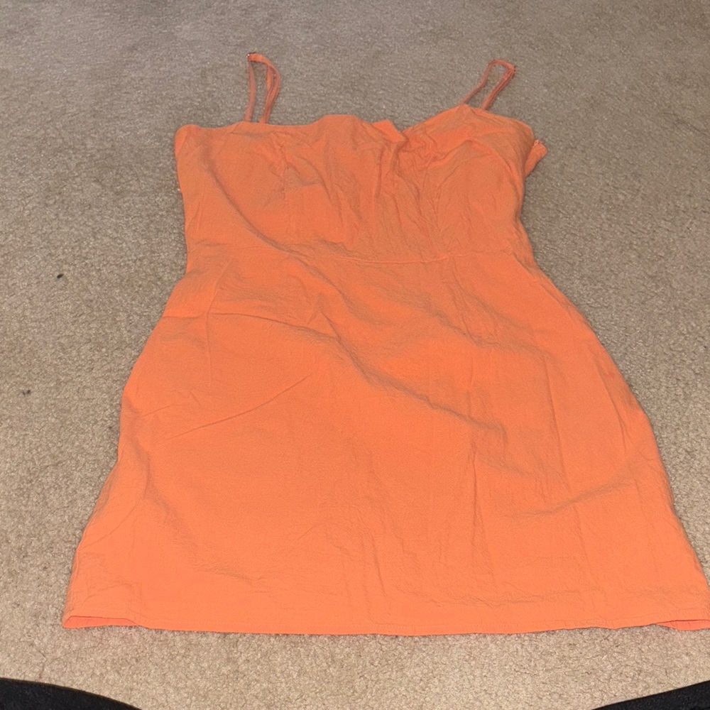 Nasty Gal Vibrant Orange Mini Dress